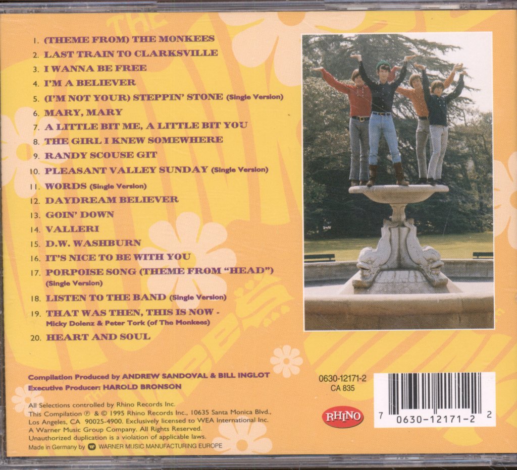 Monkees - Greatest Hits - Cd