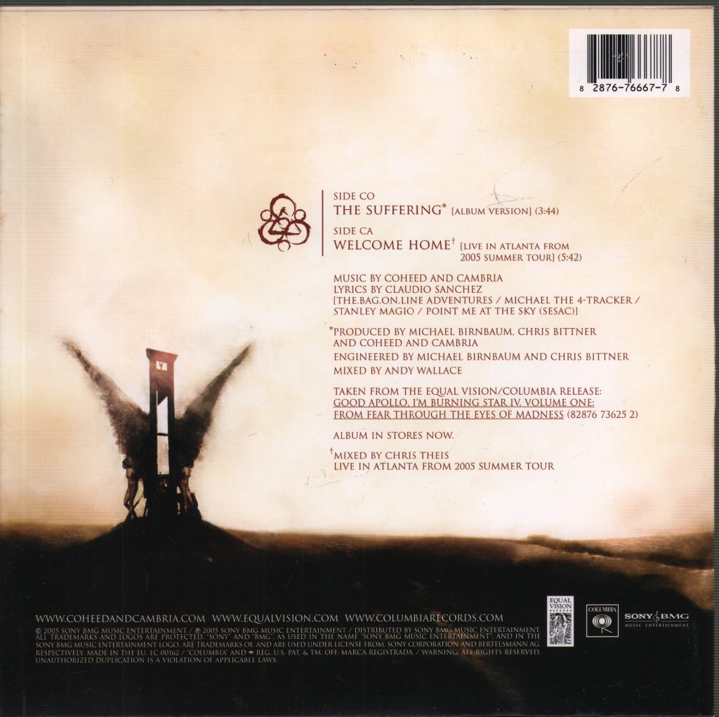 Coheed And Cambria - Suffering - 7 Inch