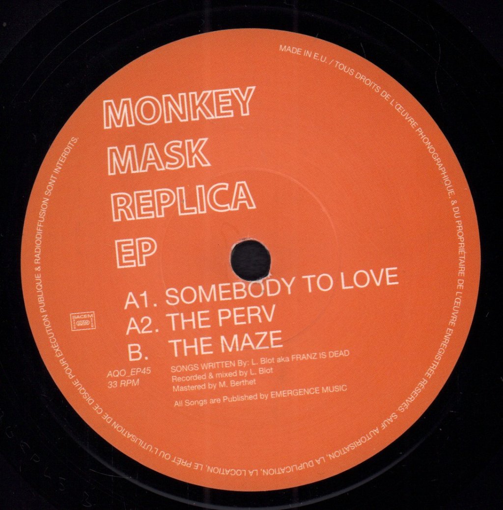 Franz Is Dead - Monkey Mask Replica EP - 7 Inch