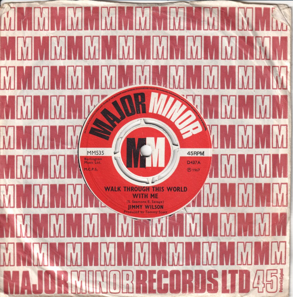 Jimmy Wilson - Walk Through This World With Me - 7 Inch