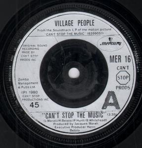 Village People - Can't Stop The Music - 7 Inch