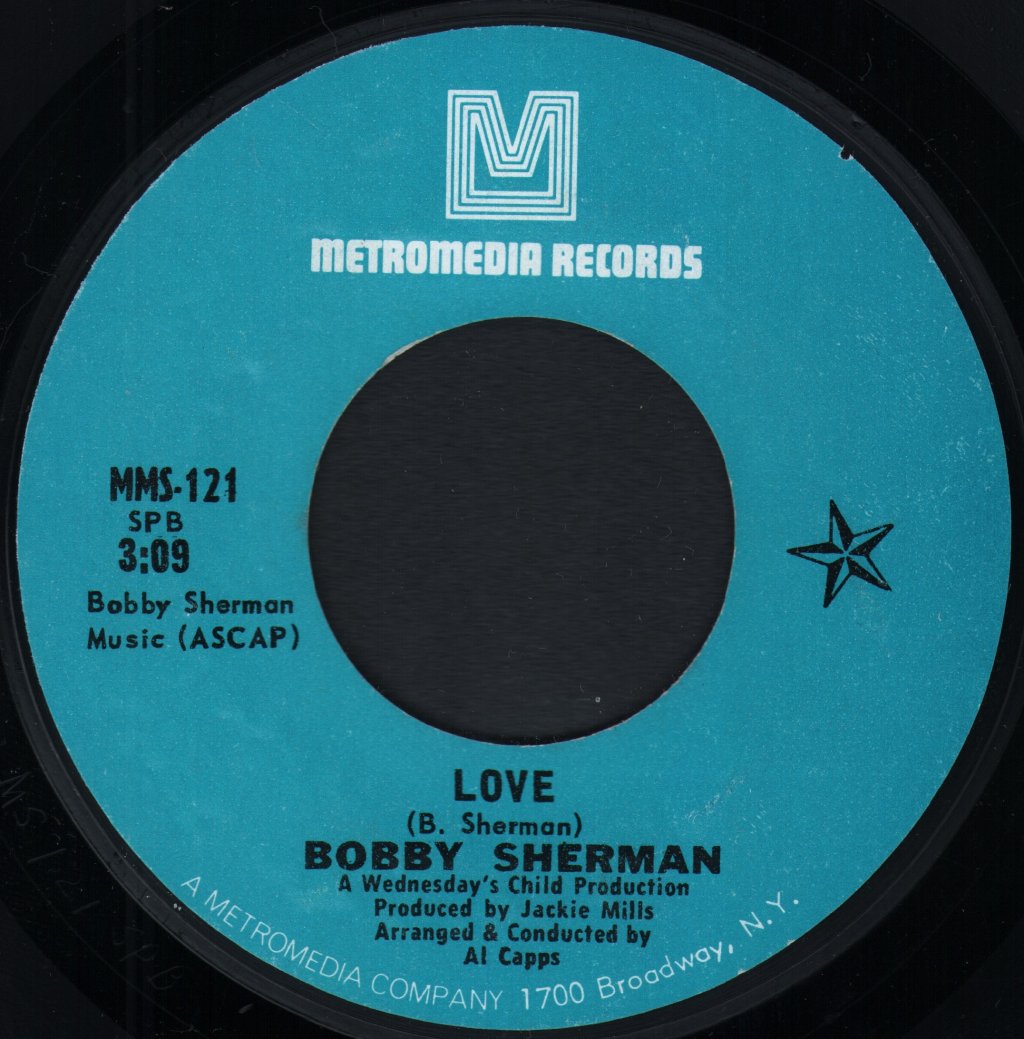 Bobby Sherman - Little Woman / Love - 7 Inch