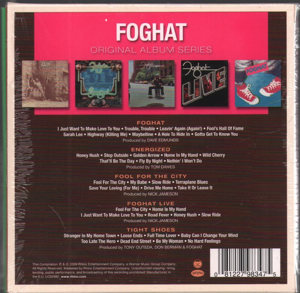 Foghat - Original Album Series - Cd Set