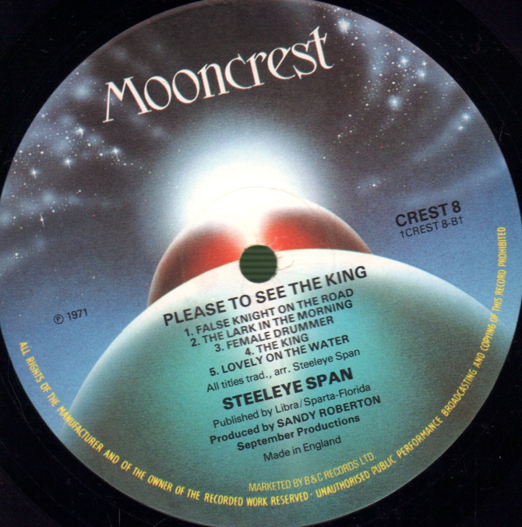 Steeleye Span - Please To See The King - Lp