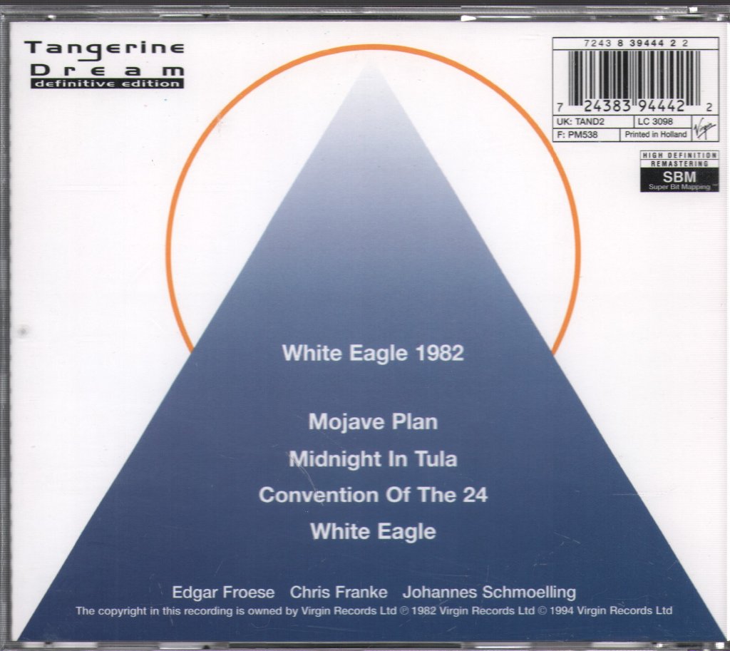 Tangerine Dream - White Eagle - Cd