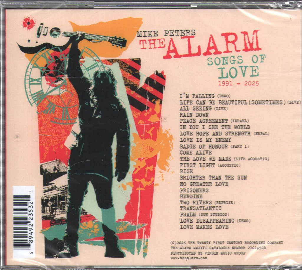 Mike Peters of the Alarm - Songs of Love - Cd