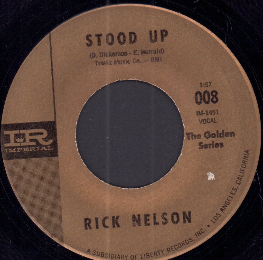 Rick Nelson - Be-Bop Baby - 7 Inch