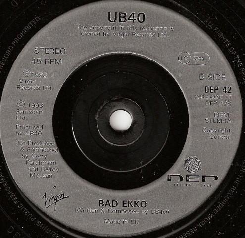 UB40 - Bring Me Your Cup - 7 Inch