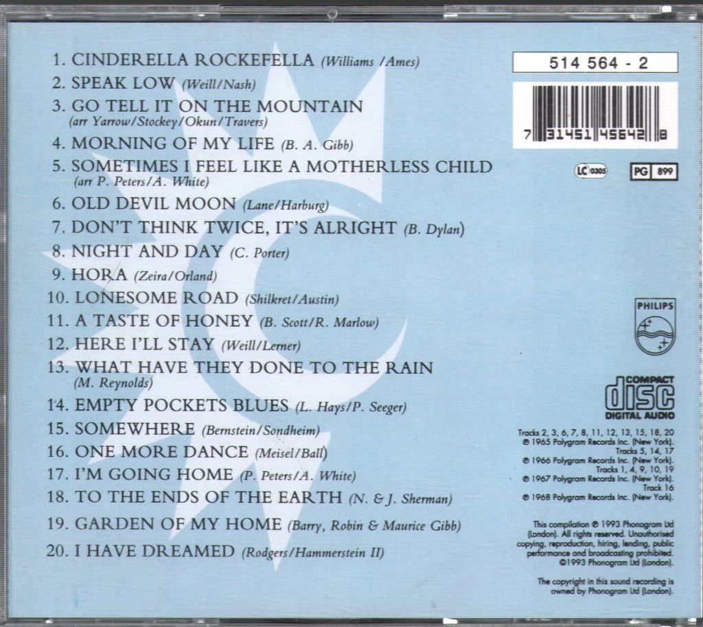 Esther & Abi Ofarim - Cinderella Rockefella - Cd