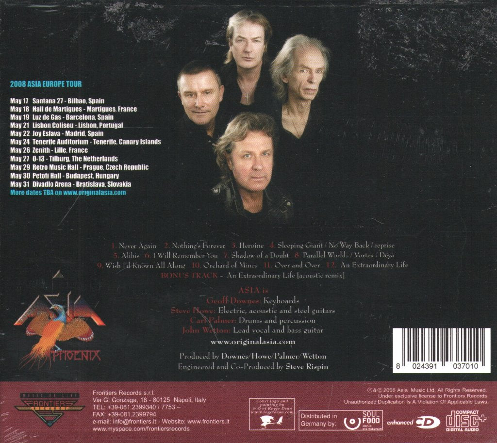 Asia - Phoenix - Cd