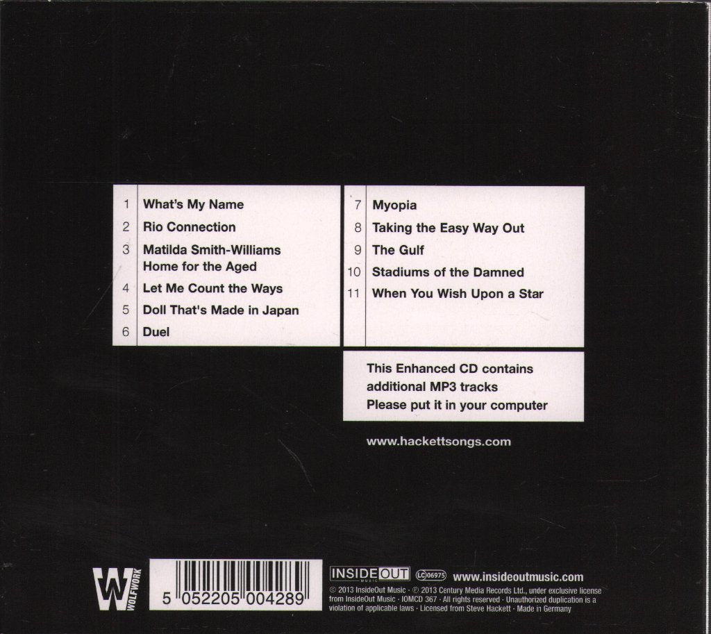 Steve Hackett - Till We Have Faces - Cd