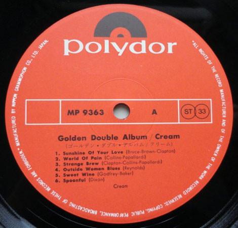 Cream - Golden Double Album - Double Lp