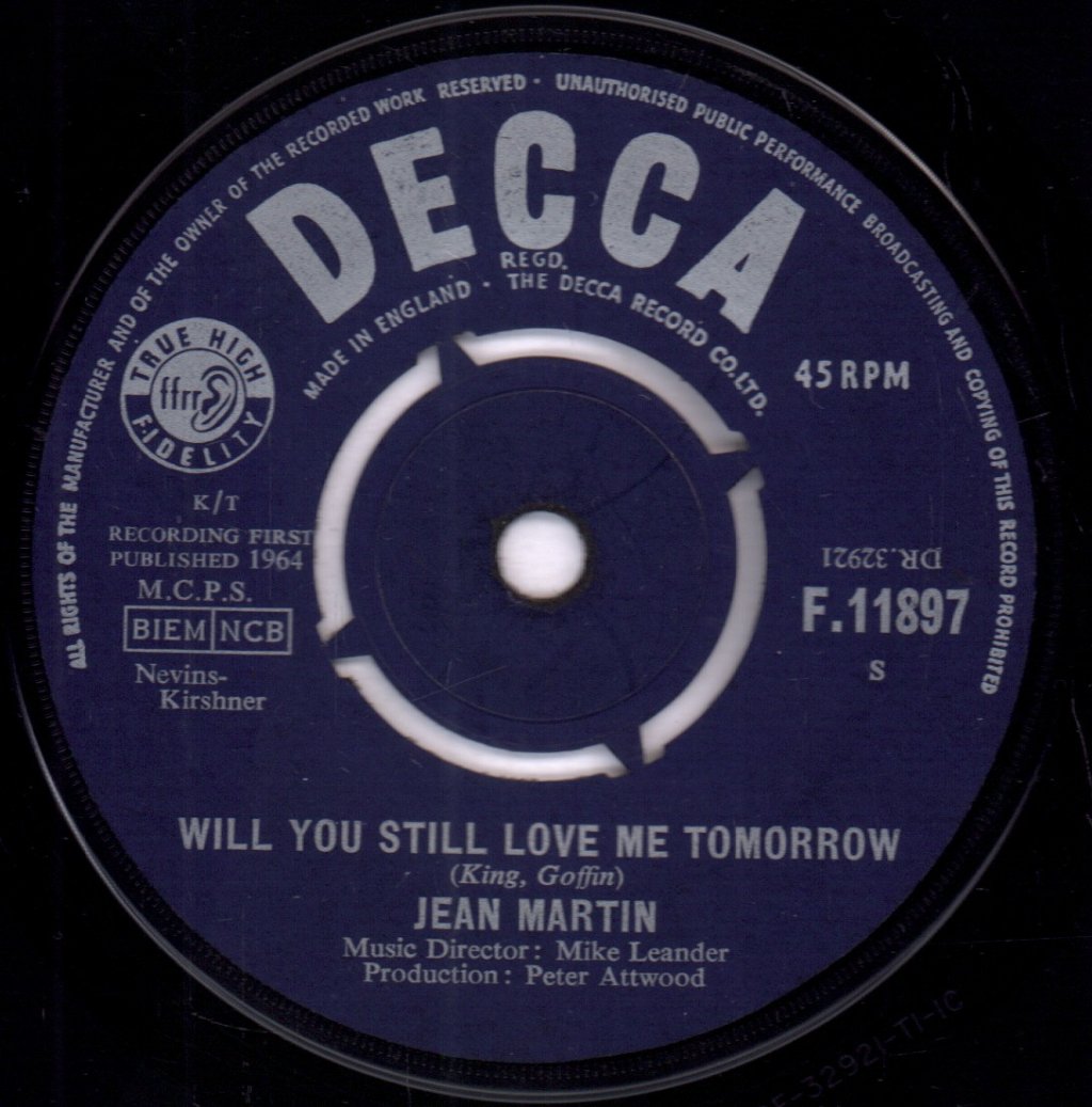 jean martin - Save The Last Dance For Me - 7 Inch