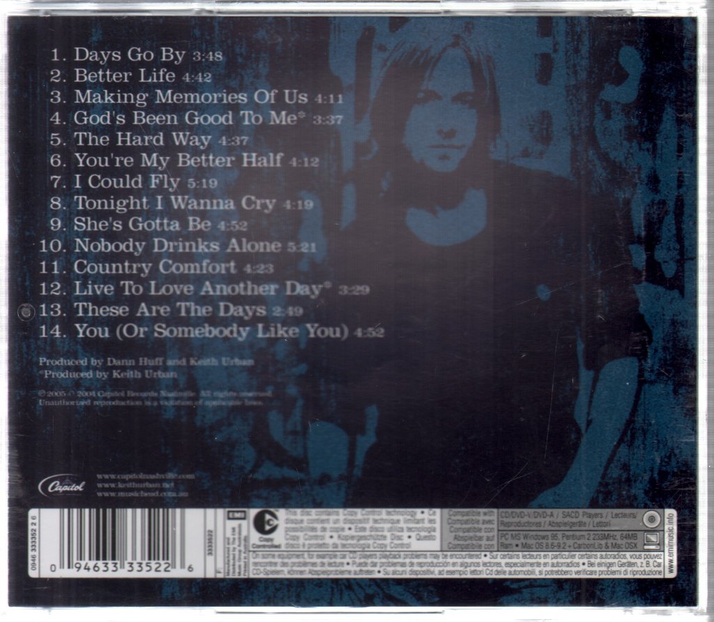 Keith Urban - Be Here - Cd