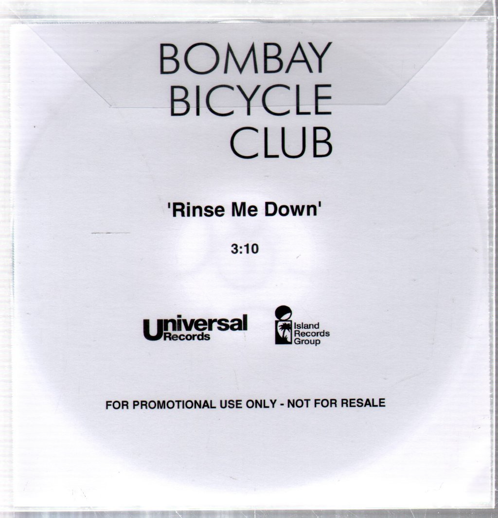 Bombay Bicycle Club - Rinse Me Down - Cdr