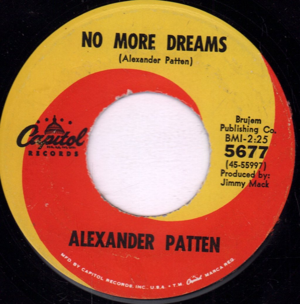 Alexander Patten - A Lil Lovin' Sometimes - 7 Inch
