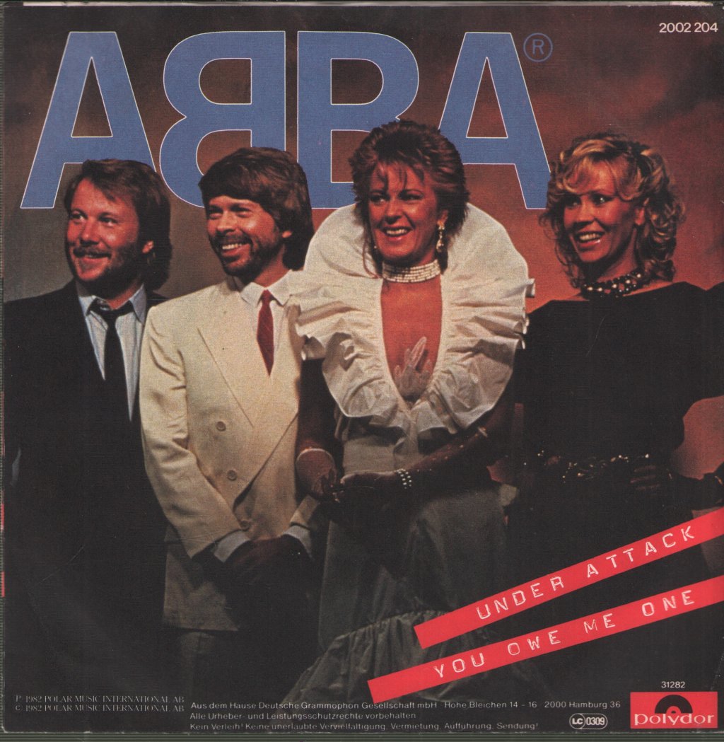 ABBA - Under Attack - 7 Inch