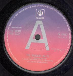 Moms And Dads - Rangers Waltz - 7 Inch