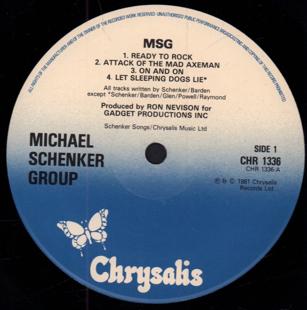 Michael Schenker Group - Msg - Lp