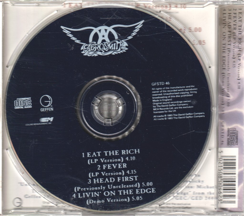 Aerosmith - Eat The Rich - Cd