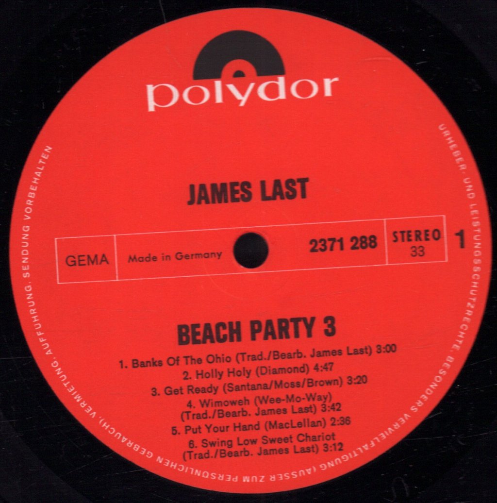 James Last - Beach party 3 - Lp