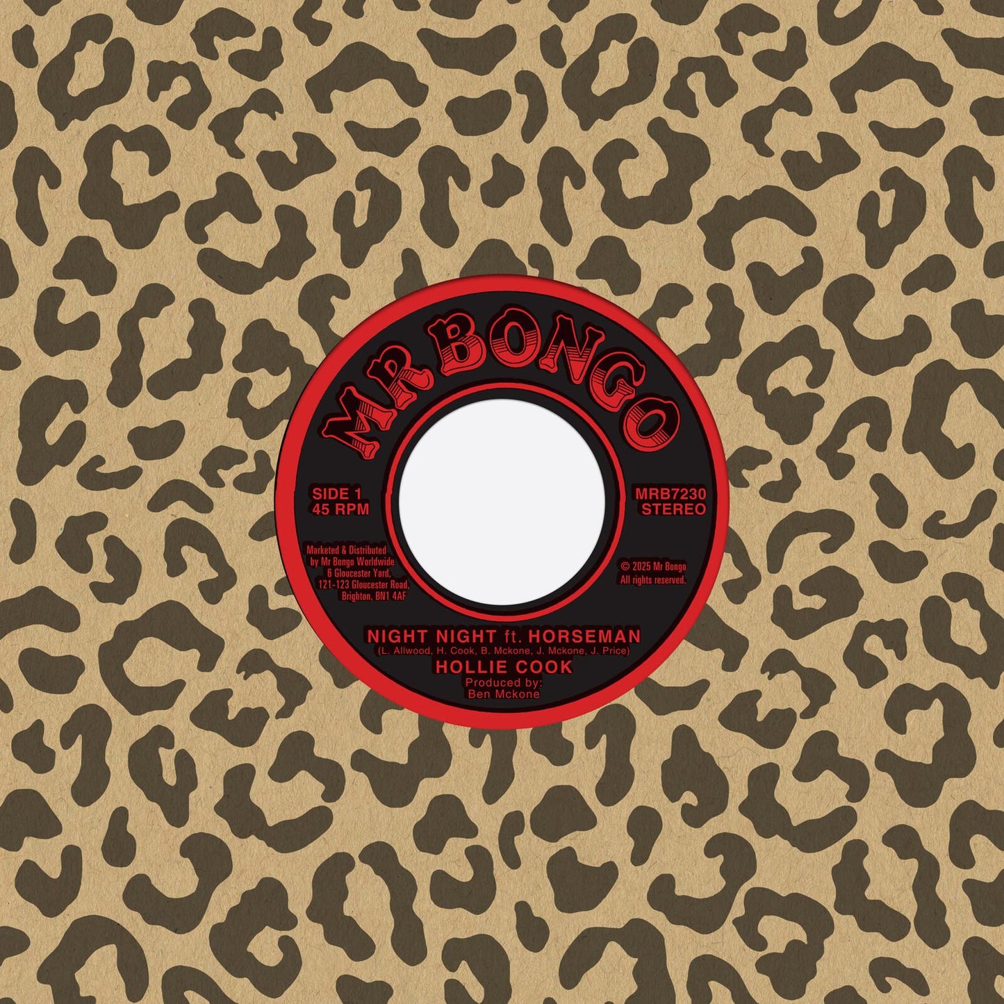 Hollie Cook Ft. Horseman - Night Night - 7 Inch