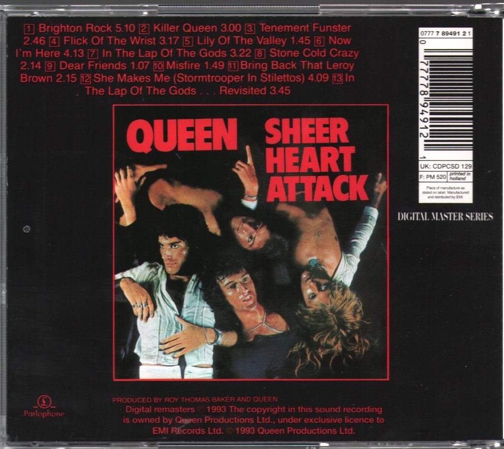 Queen - Sheer Heart Attack - Cd