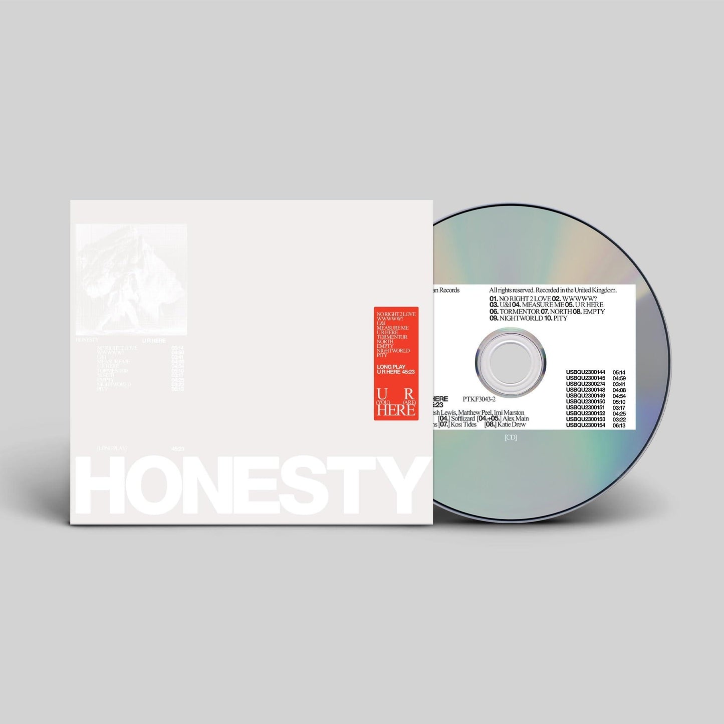 Honesty - U R Here - Cd