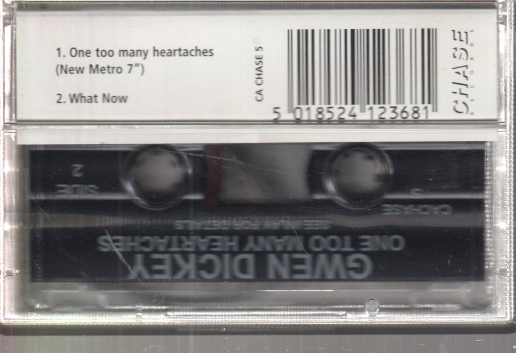 Gwen Dickey - One Too Many Heartaches - Cassette