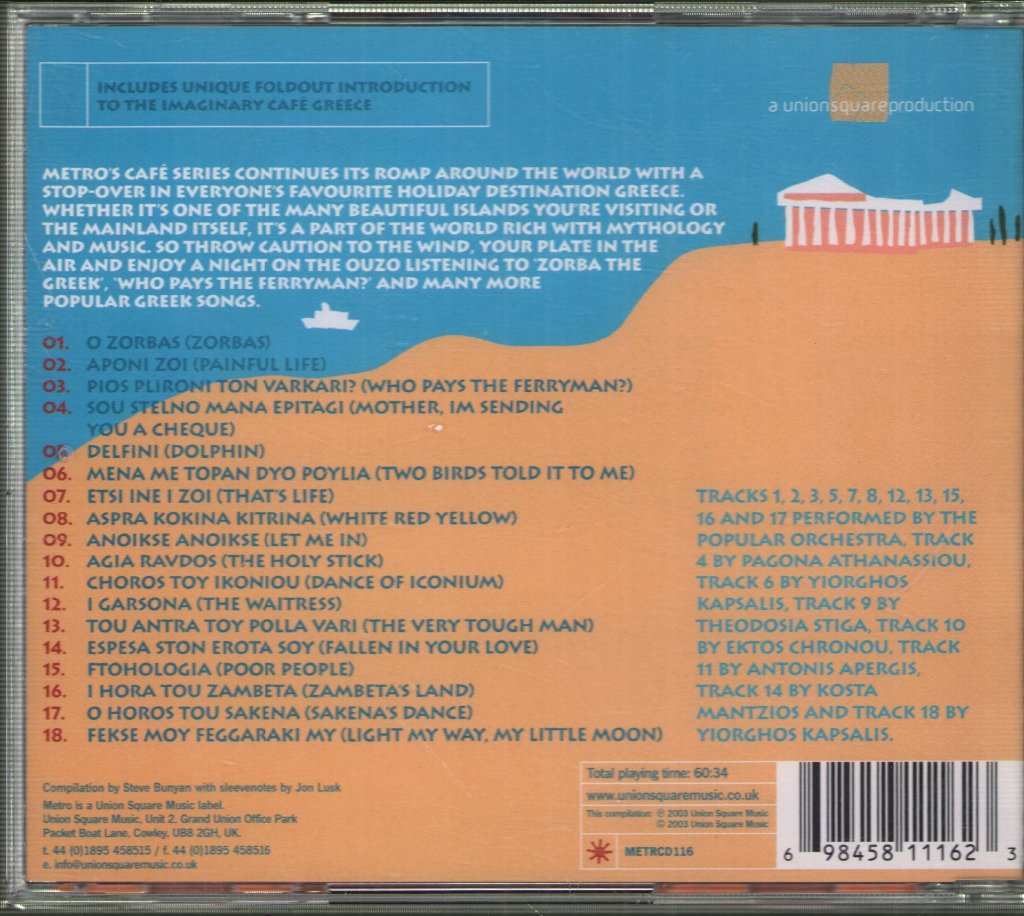 Various Artists - Cafe Greece - Cd