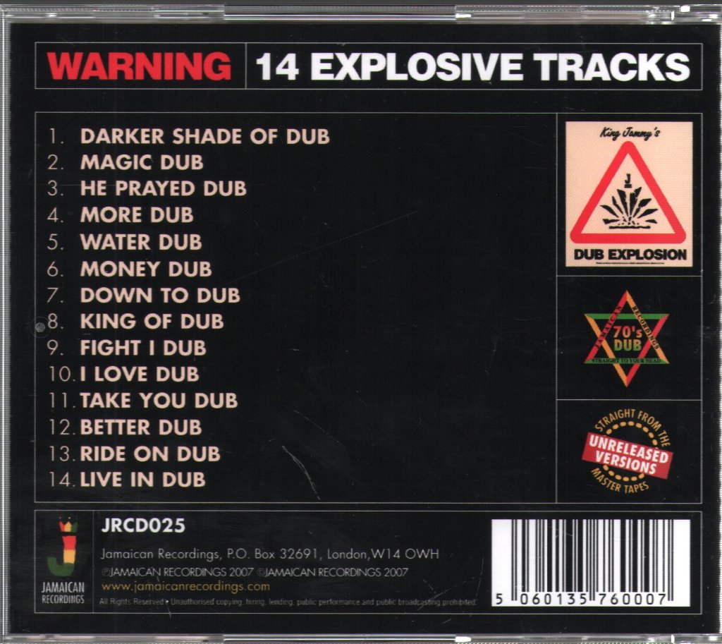 King Jammy - Dub Explosion - Cd