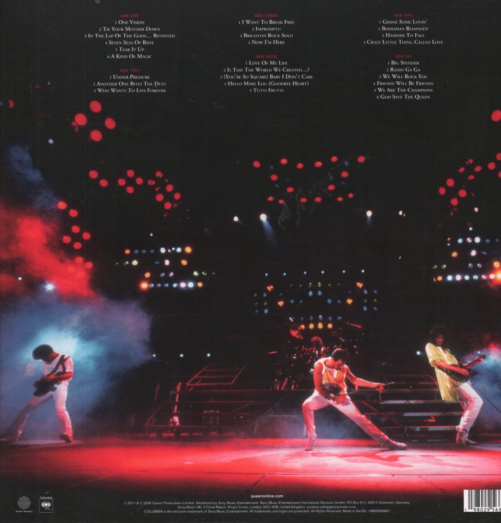 Queen - Live At Wembley Stadium - Lp Box Set