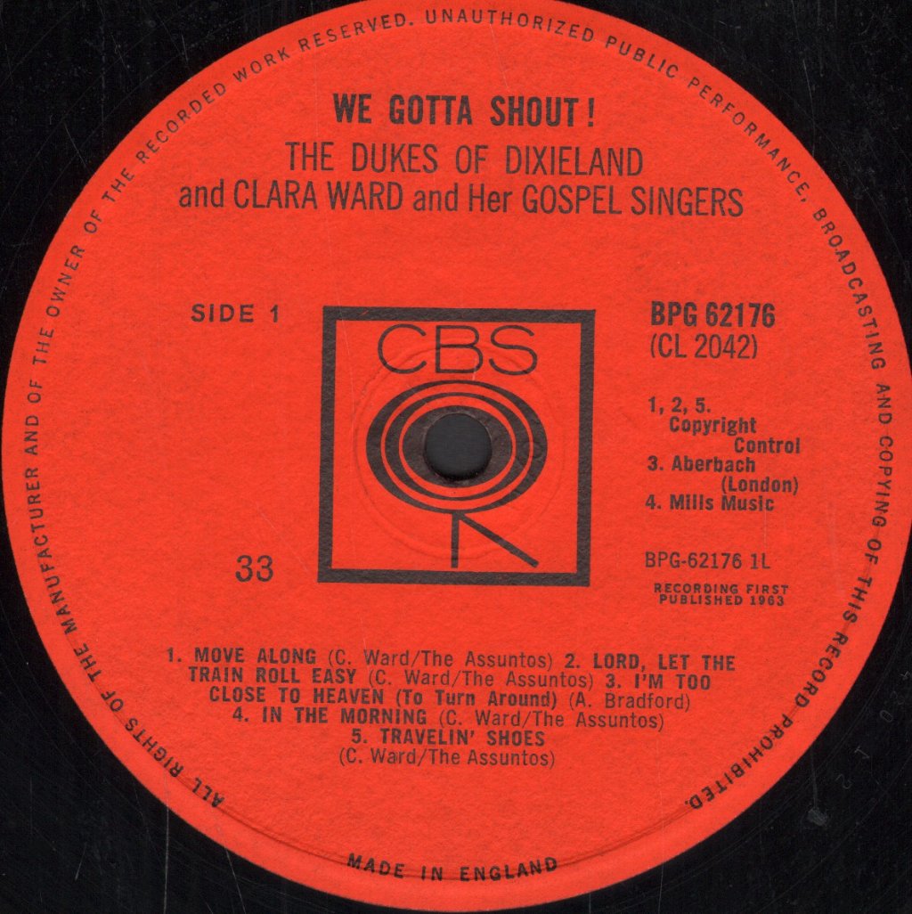 Dukes Of Dixieland And Clara Ward And Her Gospel Singers - We Gotta Shout! - Lp