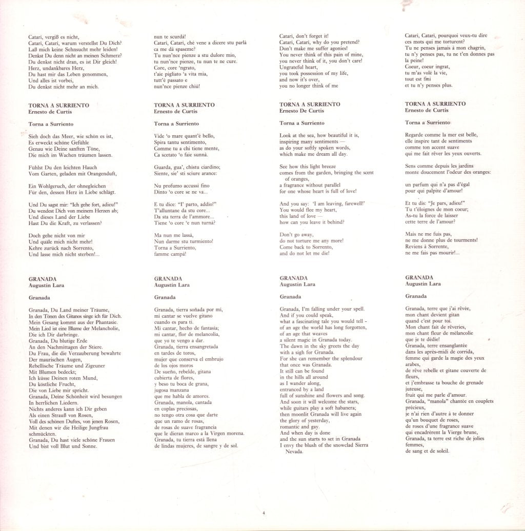 Carreras Domingo Pavarotti - In Concert - Lp