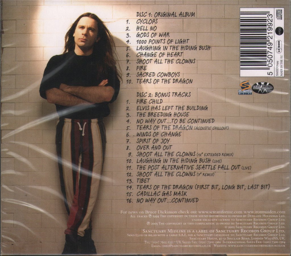 Bruce Dickinson - Balls To Picasso - Cd