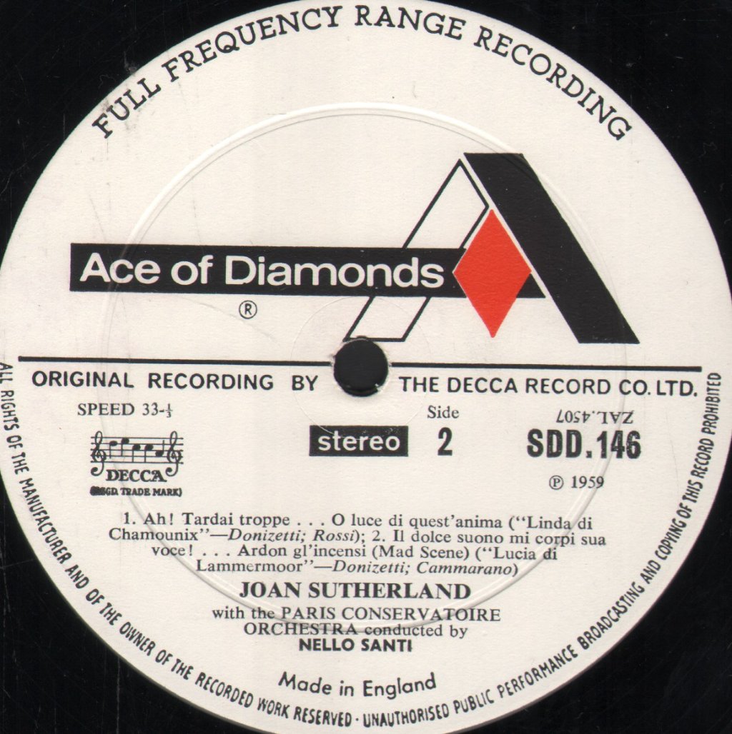 Joan Sutherland - Operatic Arias - Lp