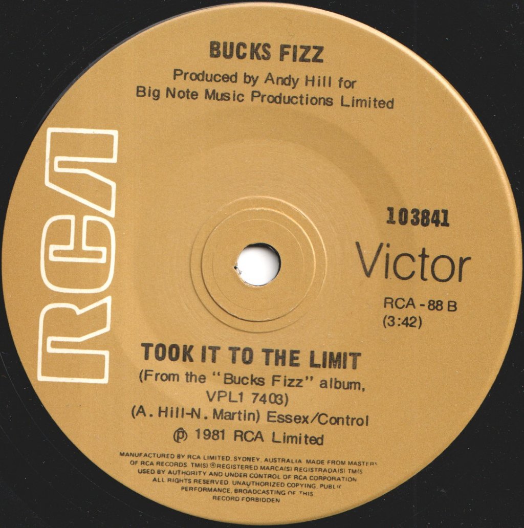 Bucks Fizz - Piece Of The Action - 7 Inch