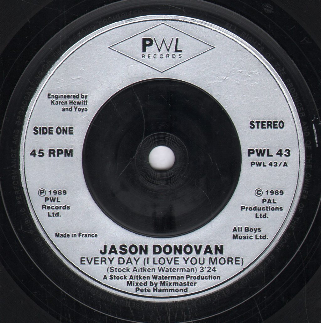 Jason Donovan - Every Day - 7 Inch
