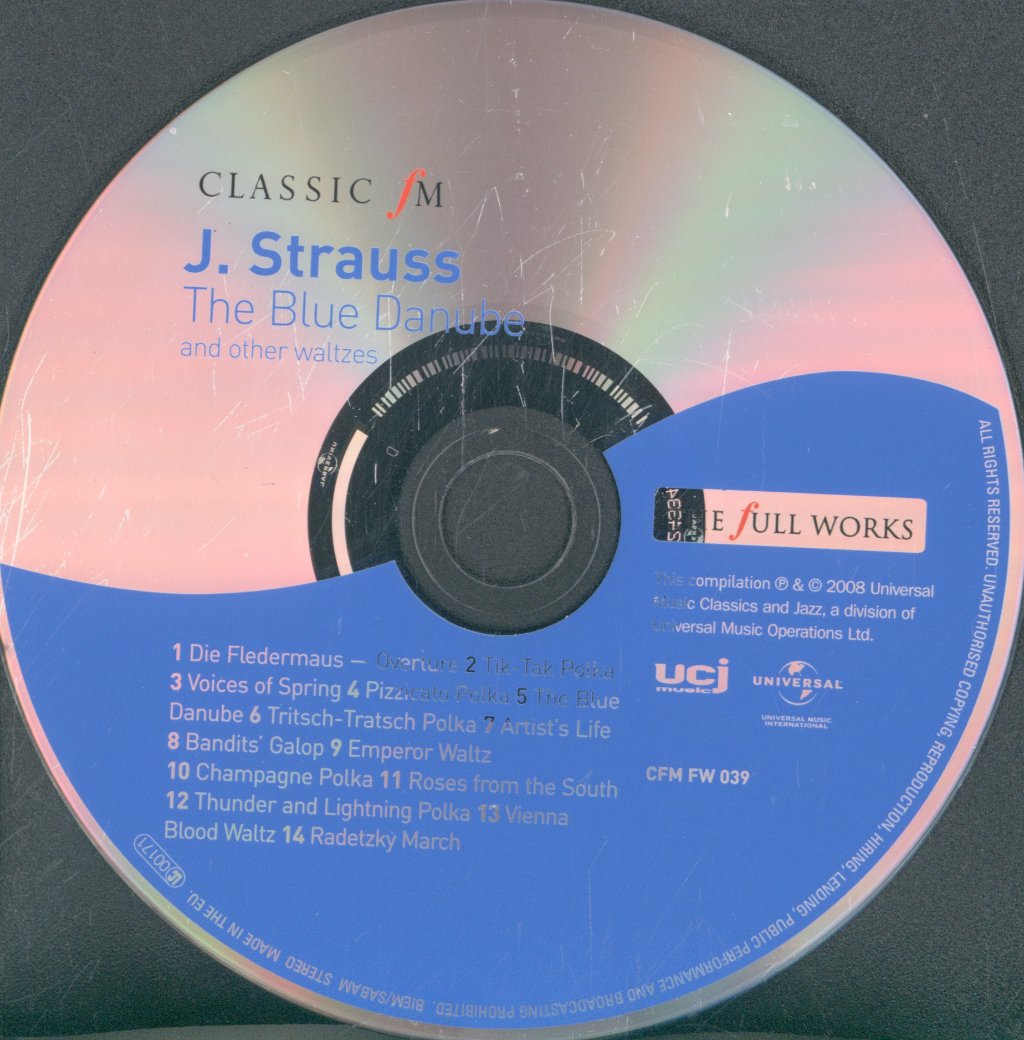 Various Artists - Strauss - Blue Danube and Other Waltzes - Cd