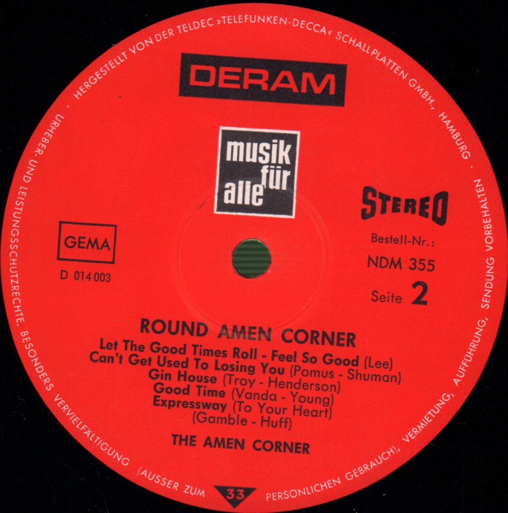 Amen Corner - Round Amen Corner - Lp
