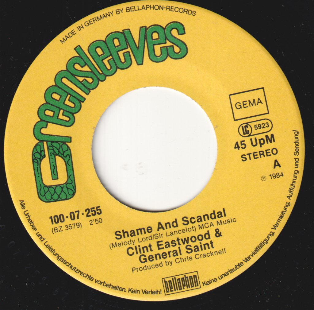 Clint Eastwood And General Saint - Shame & Scandal! - 7 Inch