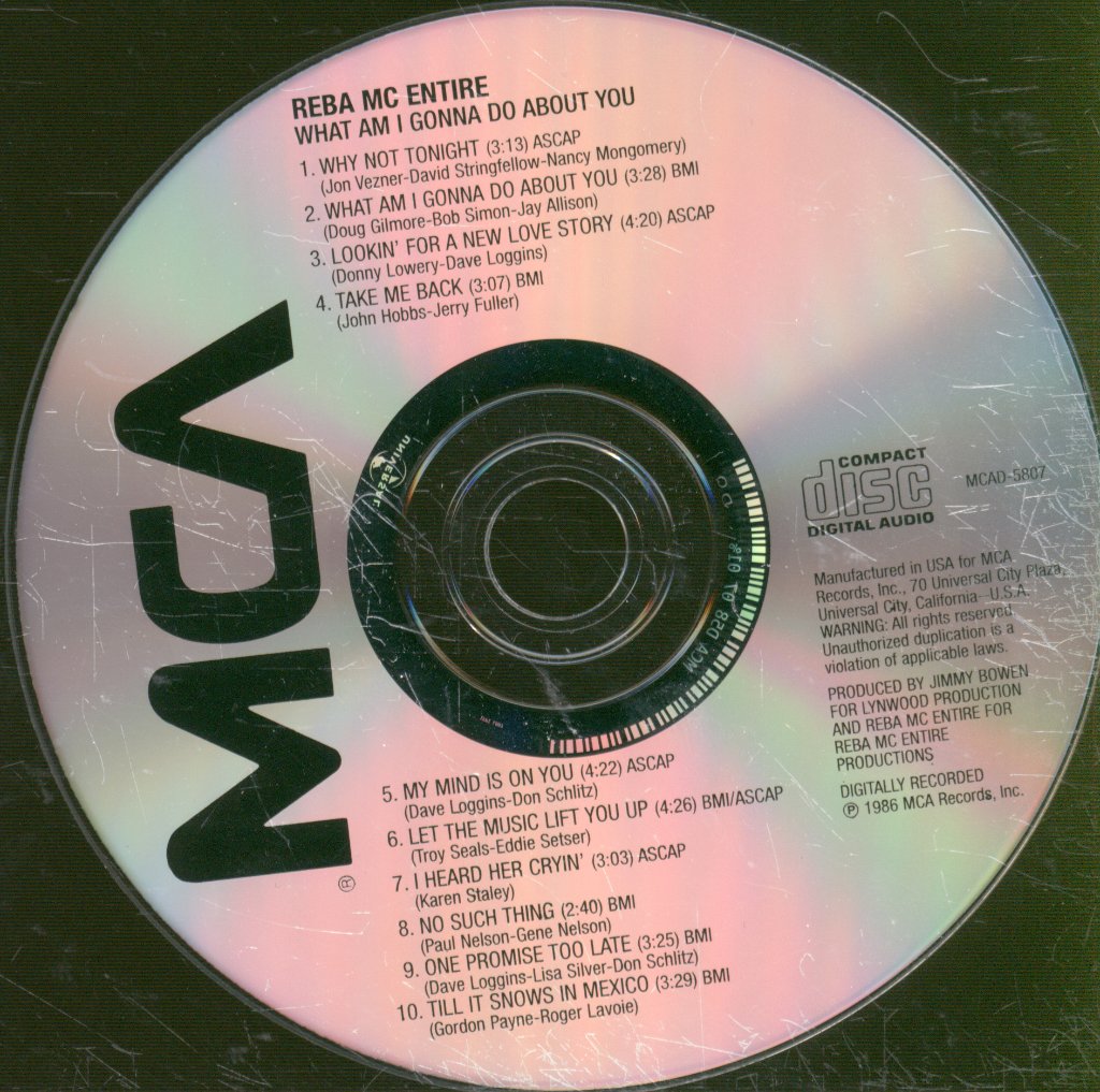 Reba McEntire - What Am I Gonna Do About You - Cd