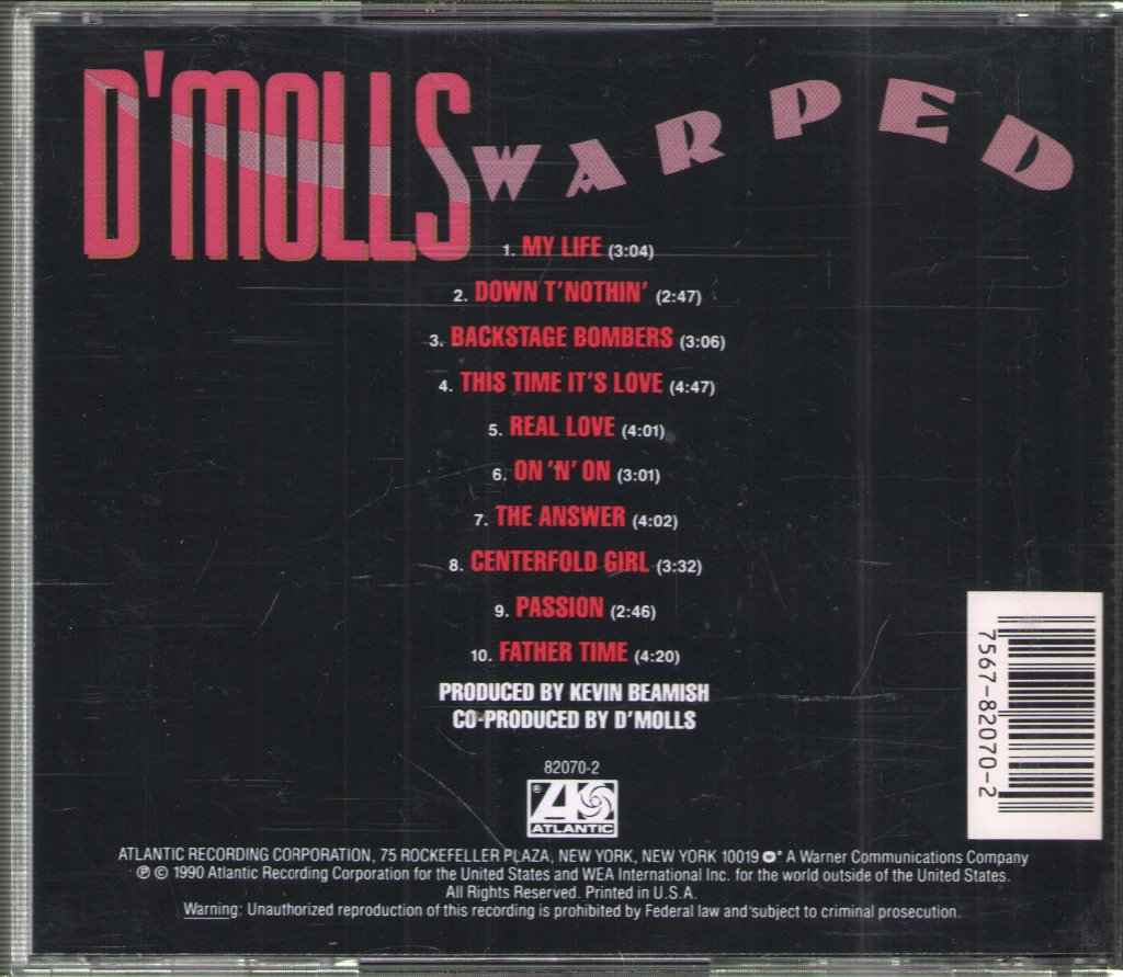 D'molls - Warped - Cd