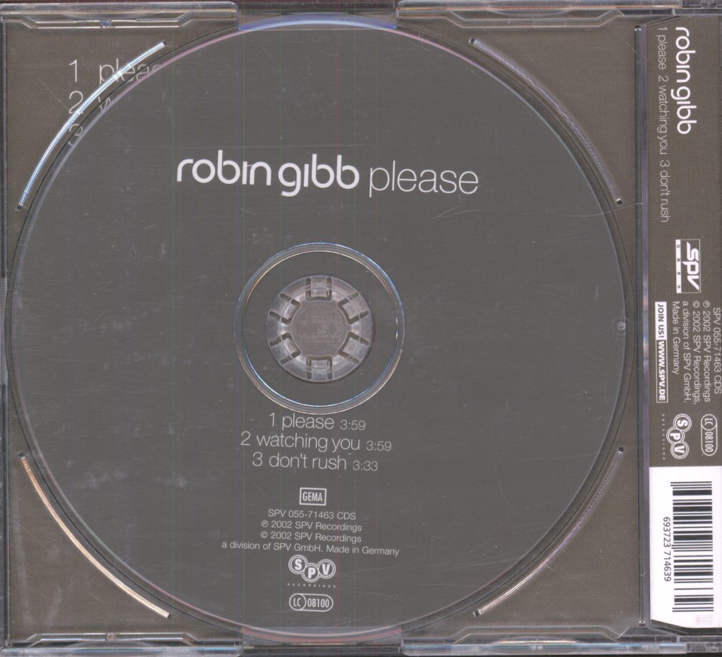 Robin Gibb - Please - Cd