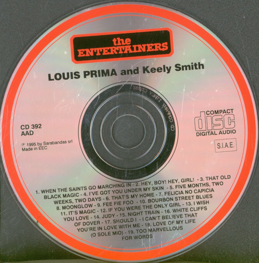 Louis Prima featuring Keely Smith - Louis Prima featuring Keely Smith - Cd