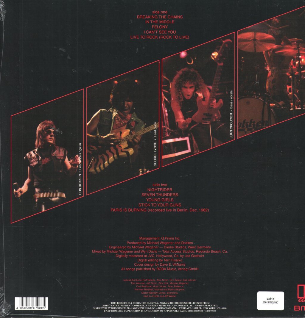 Dokken - Breaking The Chains - Lp