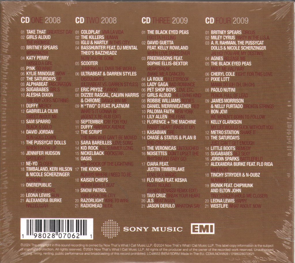 Various Artists - Now Millennium '08-'09 - Cd Set