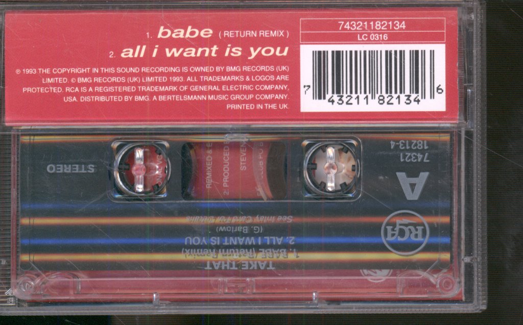 Take That - Babe - Cassette