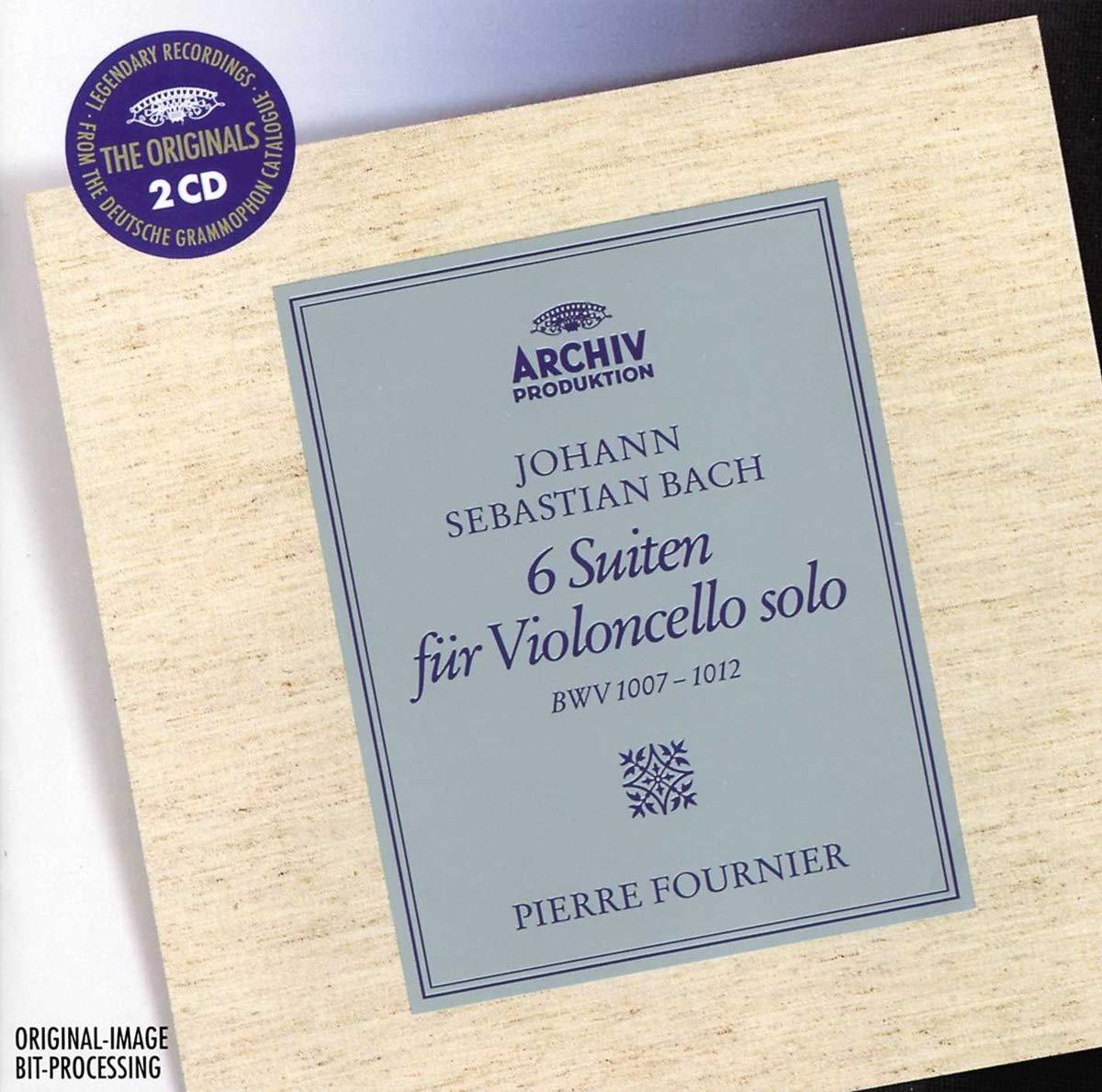 Pierre Fournier - Bach: 6 Cello Suites Bwv 1007, 1008, 1009, 1010, 1011 & 1012 - Double Cd