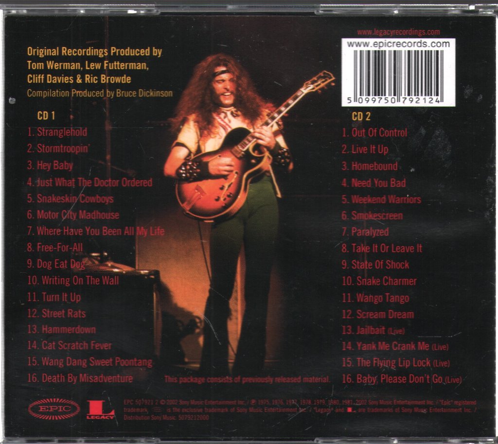 Ted Nugent - Ultimate Ted Nugent - Double Cd